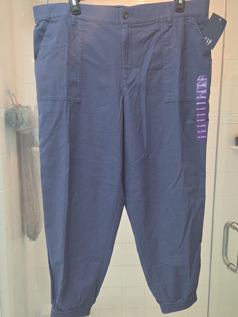 GAP Men's Navy Cotton Jogger Pants